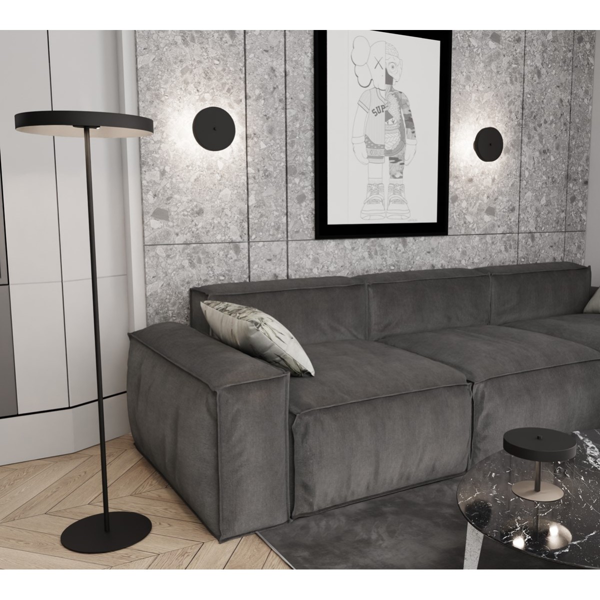 Emibig NEMO LN2 BL EM1454/LN2 kolor czarny z kategorii lampki biurkowe