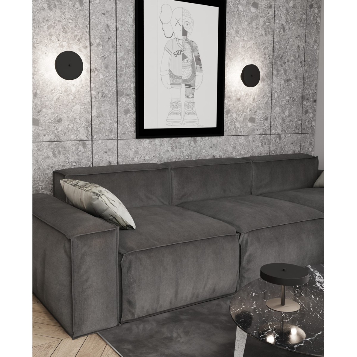 Emibig NEMO K2 BL EM1454/K2 kolor czarny z kategorii kinkiety