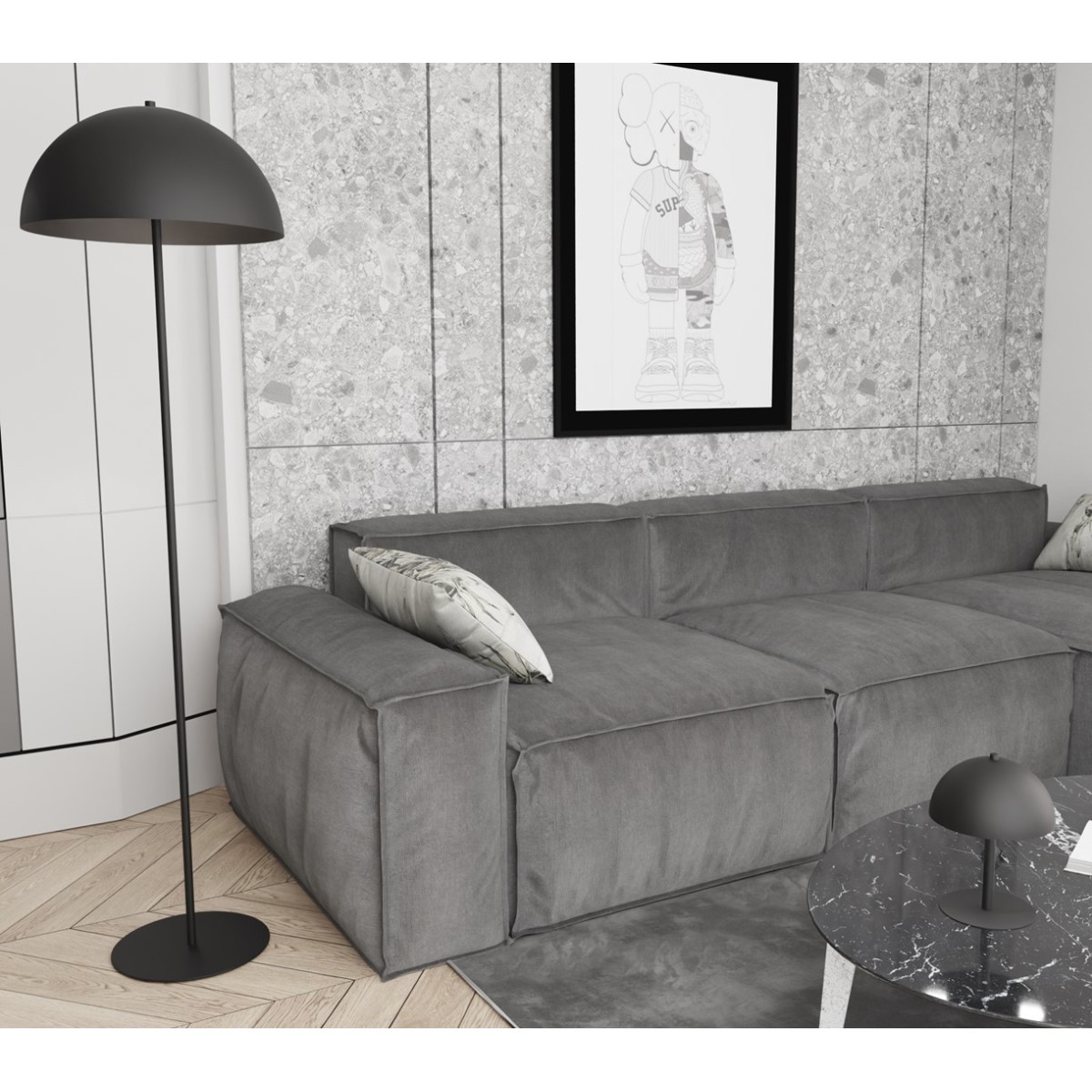 Emibig MOGU LN2 BL EM1457/LN2 kolor czarny z kategorii lampki biurkowe