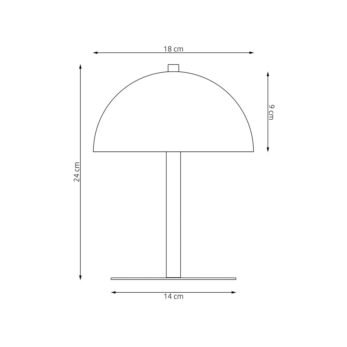 Emibig MOGU LN2 OR EM1458/LN2 kolor pomarańczowy z kategorii lampki biurkowe