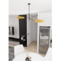 Emibig LOTUS 2 BL MUSTARD EM1460/2 kolor czarny z kategorii lampy sufitowe