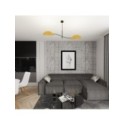 Emibig LOTUS 2 BL MUSTARD EM1460/2 kolor czarny z kategorii lampy sufitowe