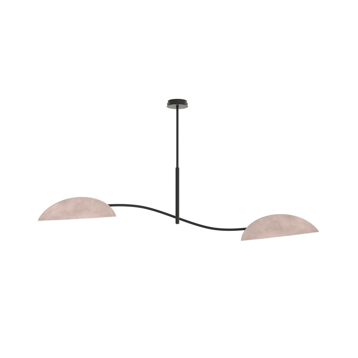 Emibig LOTUS 2 BL GRAY EM1462/2 kolor czarny z kategorii lampy sufitowe