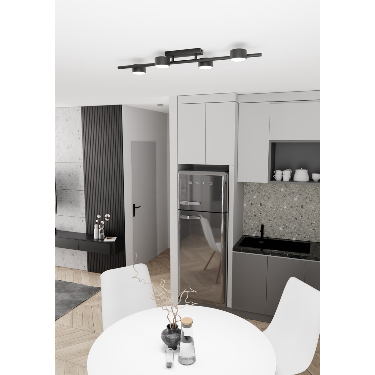 Emibig BET 4 BL EM1467/4 kolor czarny z kategorii lampy sufitowe