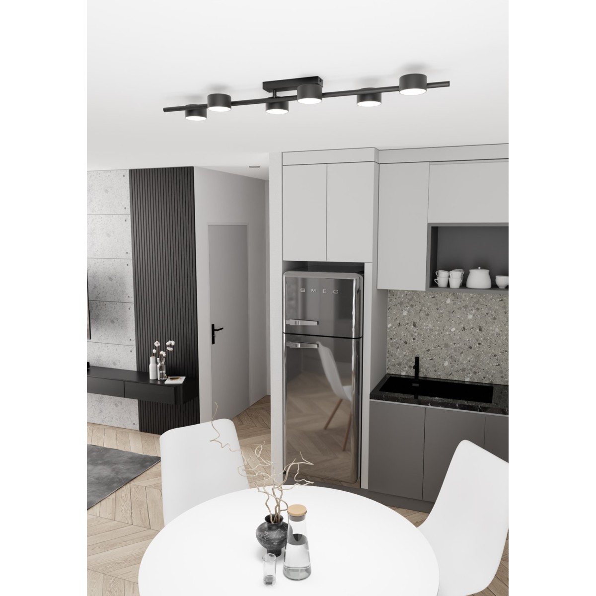 Emibig BET 6 BL EM1467/6 kolor czarny z kategorii lampy sufitowe