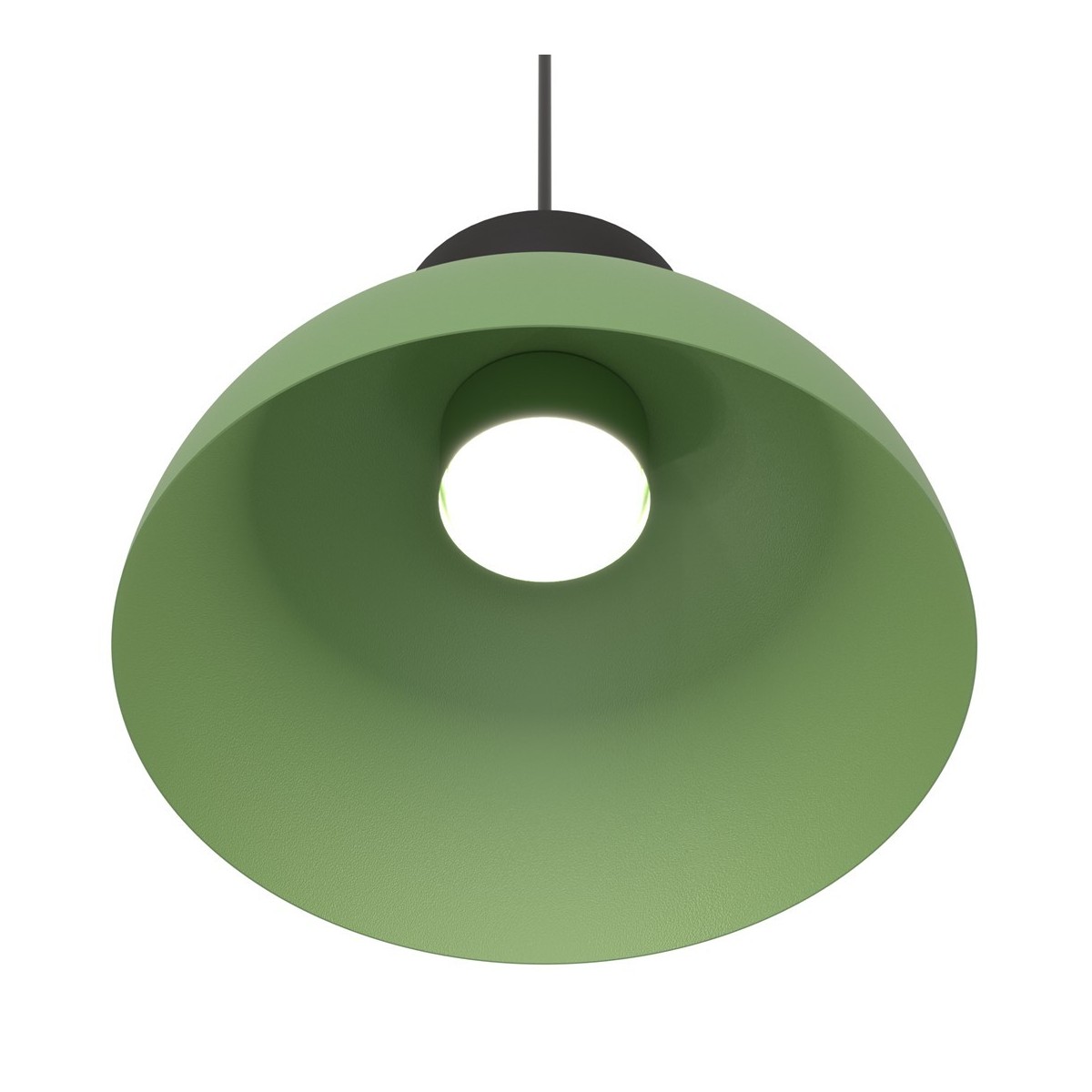 Emibig LUNARO 1S BL GREEN EM1473/1S kolor czarny z kategorii lampy wiszące