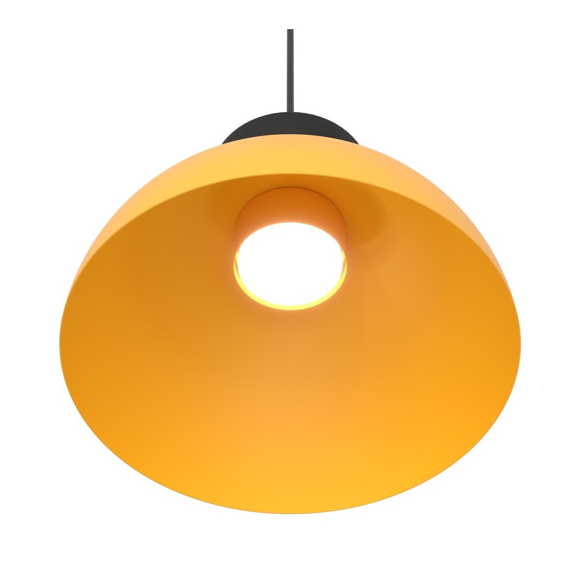 Emibig LUNARO 1S BL ORANGE EM1474/1S kolor czarny z kategorii lampy wiszące