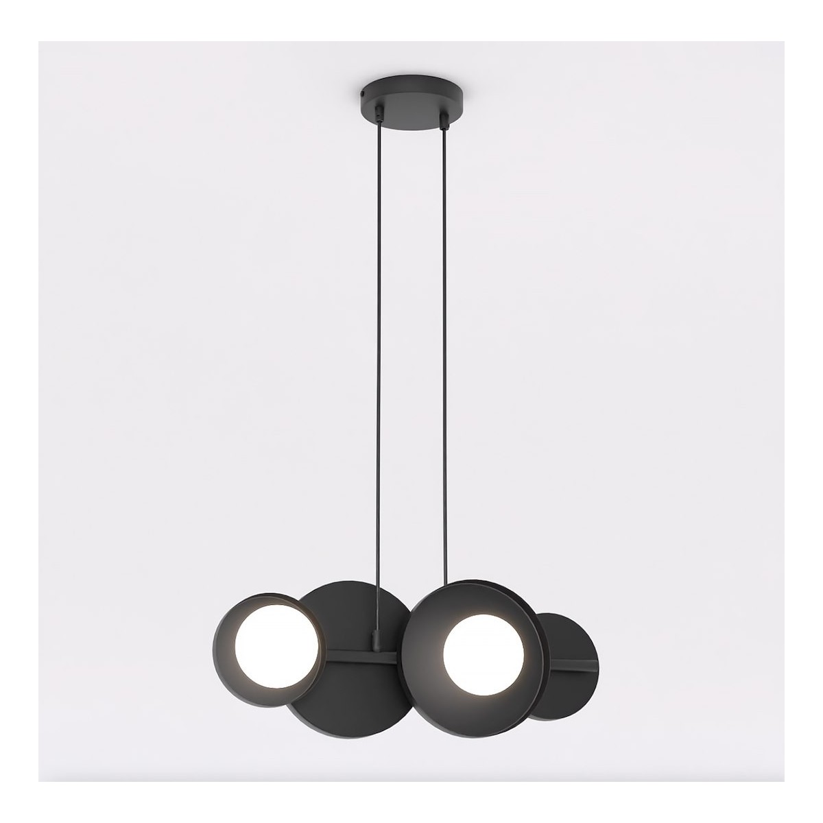 Emibig MODEL 4 BLACK EM1486/4 kolor czarny z kategorii lampy wiszące