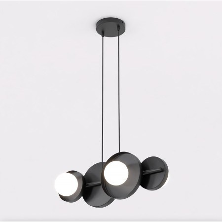 Emibig MODEL 4 BLACK EM1486/4 kolor czarny z kategorii lampy wiszące