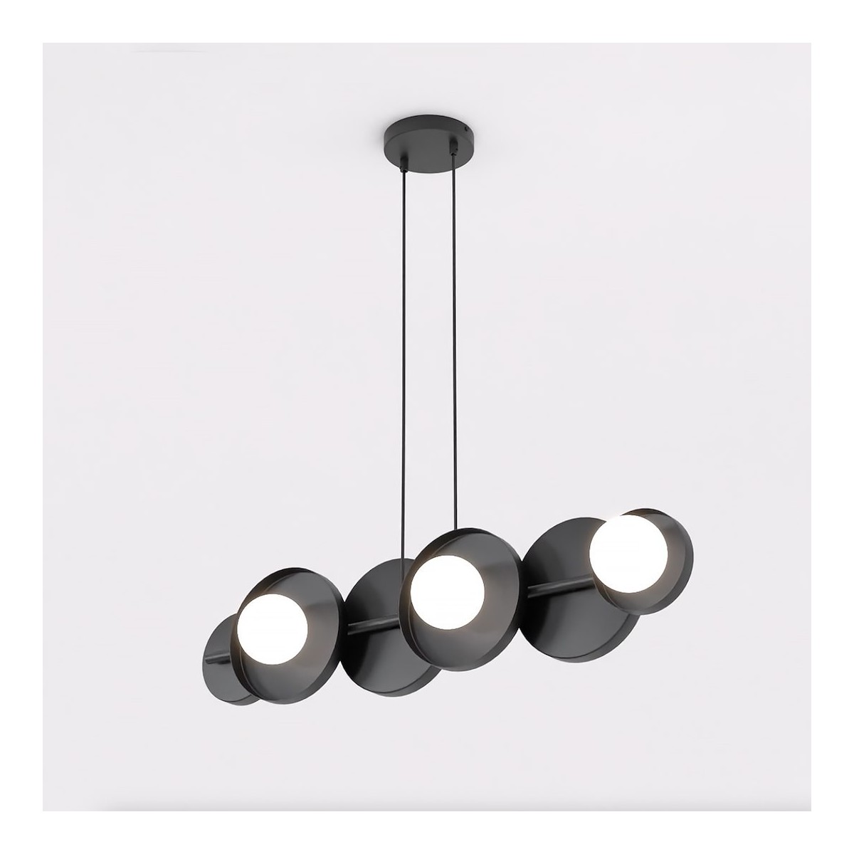 Emibig MODEL 6 BLACK EM1486/6 kolor czarny z kategorii lampy wiszące