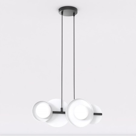 Emibig MODEL 4 BL WHITE EM1487/4 kolor czarny z kategorii lampy wiszące