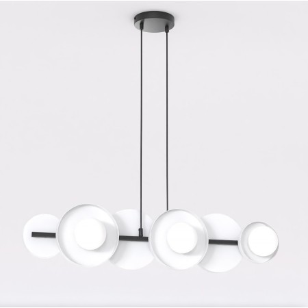 Emibig MODEL 6 BL WHITE EM1487/6 kolor czarny z kategorii lampy wiszące