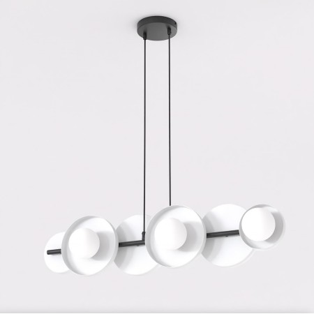 Emibig MODEL 6 BL WHITE EM1487/6 kolor czarny z kategorii lampy wiszące