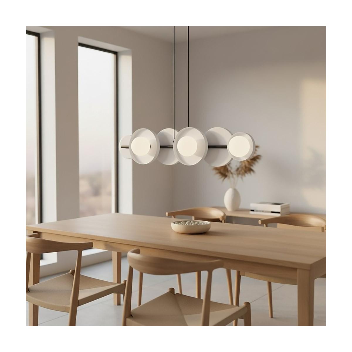 Emibig MODEL 6 BL WHITE EM1487/6 kolor czarny z kategorii lampy wiszące