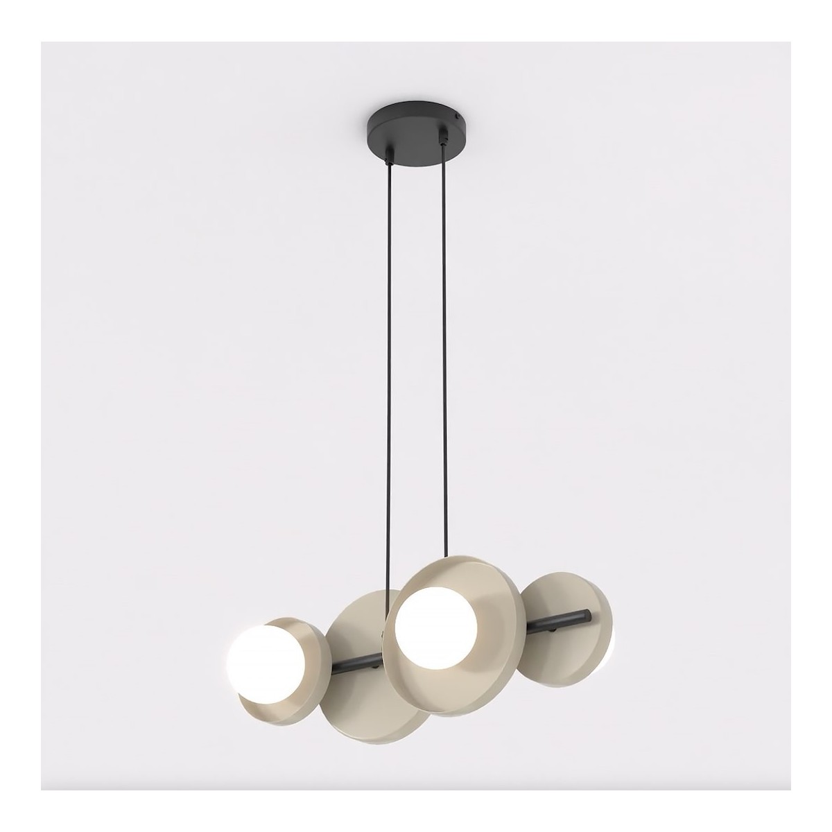 Emibig MODEL 4 BL MOKKA EM1488/4 kolor mocha z kategorii lampy wiszące