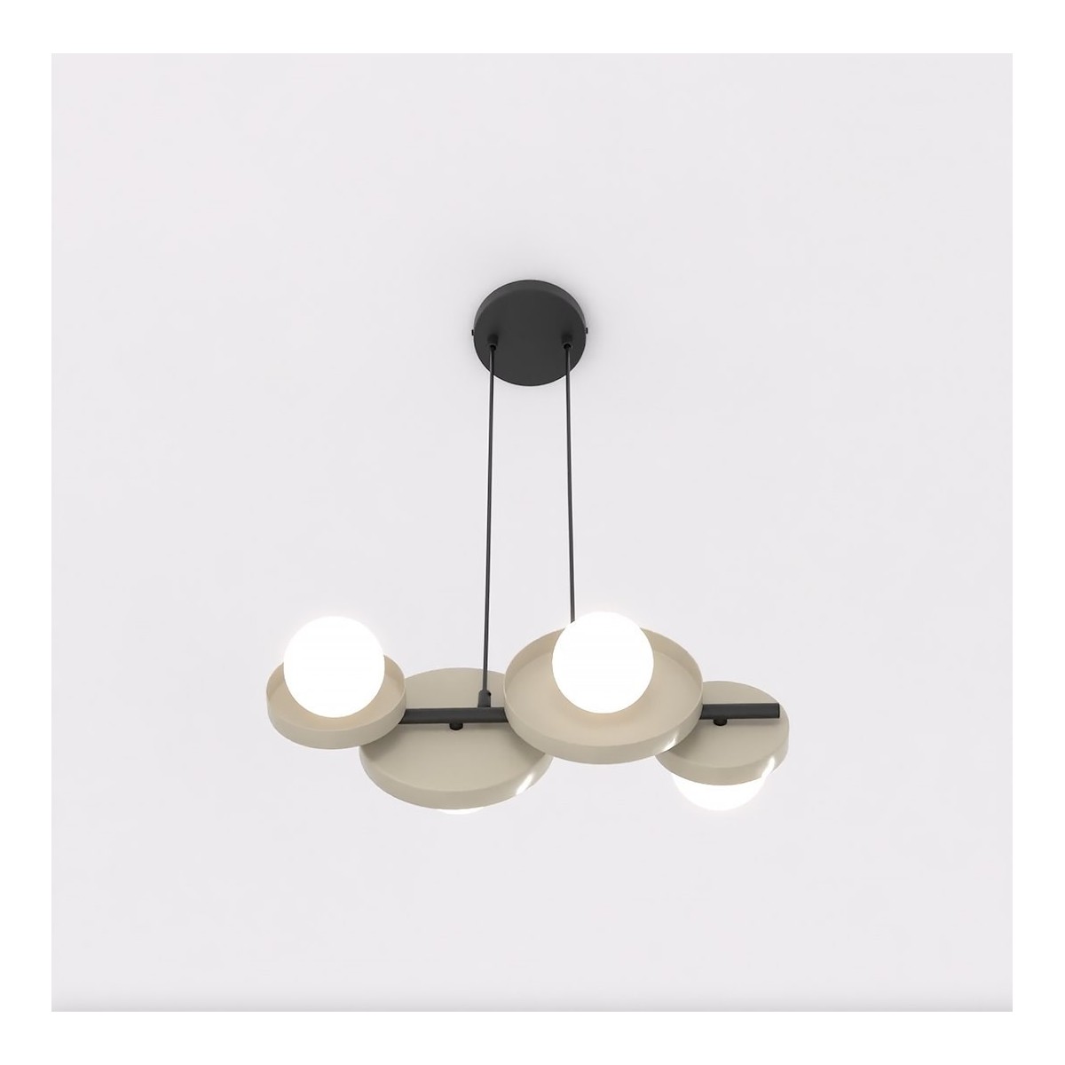 Emibig MODEL 4 BL MOKKA EM1488/4 kolor mocha z kategorii lampy wiszące