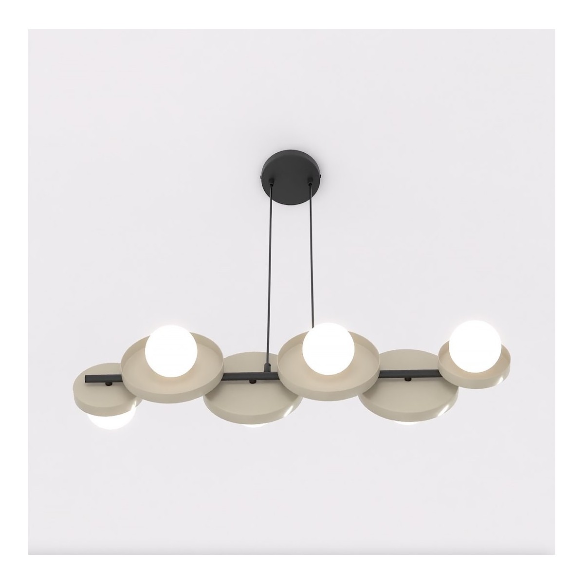 Emibig MODEL 6 BL MOKKA EM1488/6 kolor mocha z kategorii lampy wiszące