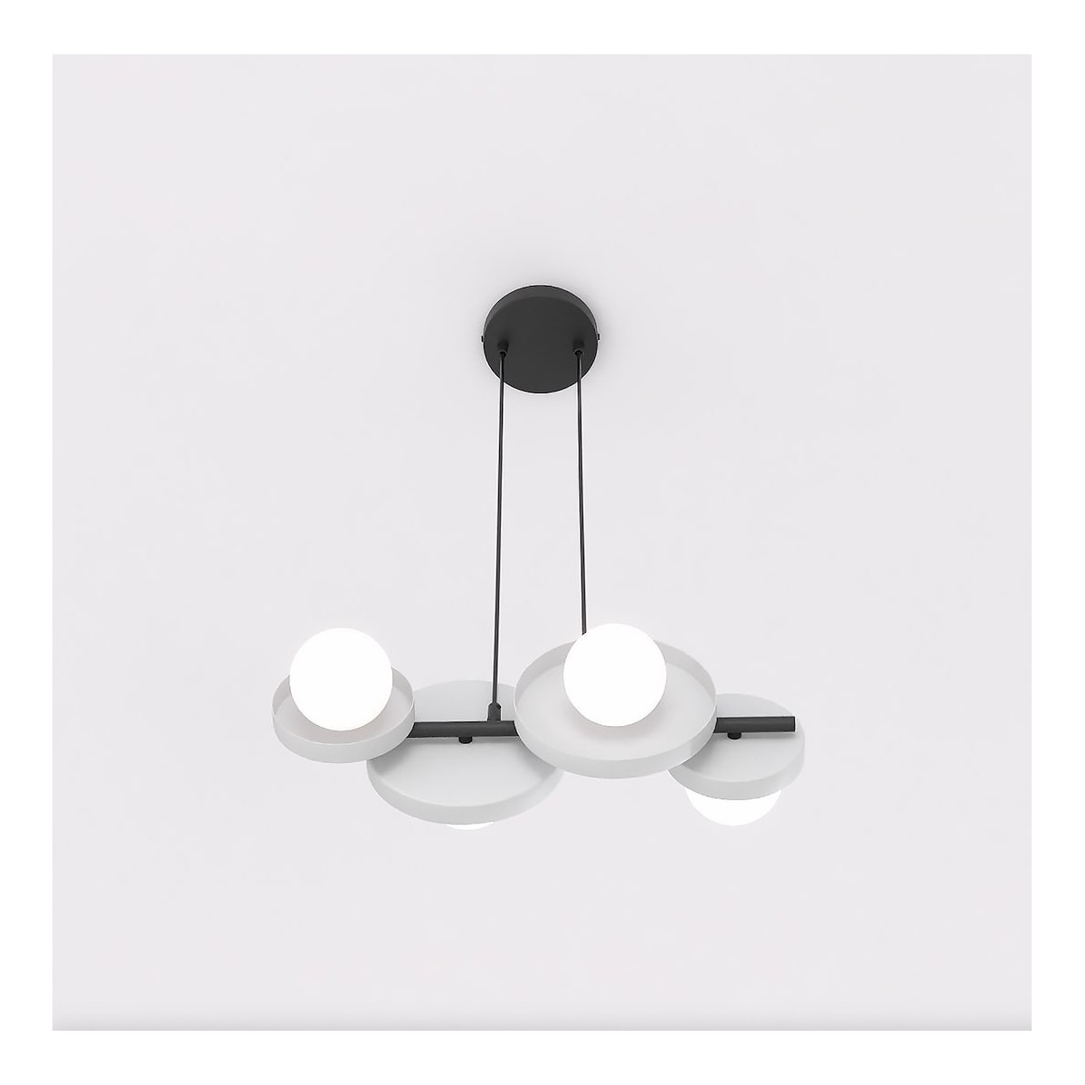 Emibig MODEL 4 BL GRAY EM1489/4 kolor szary z kategorii lampy wiszące