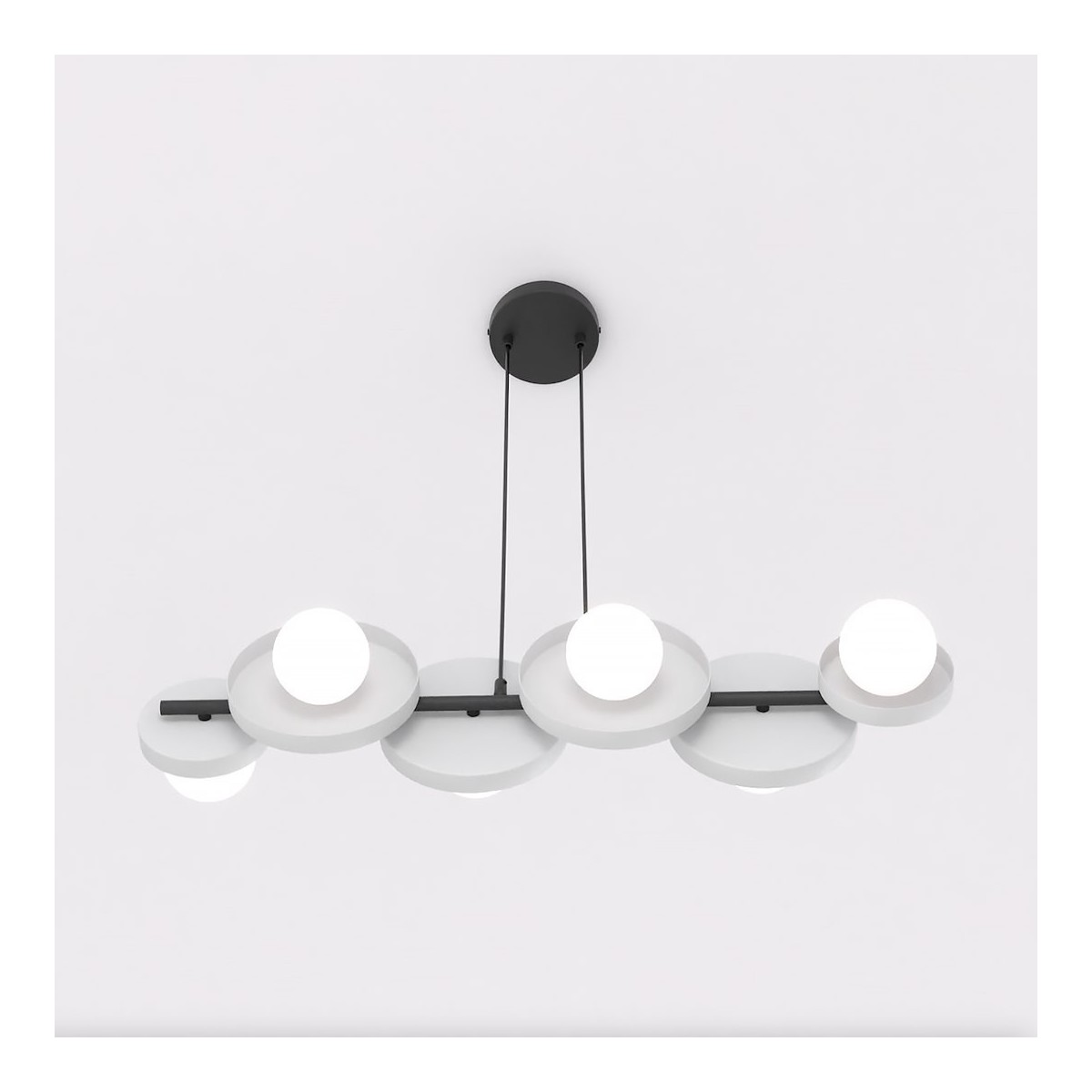 Emibig MODEL 6 BL GRAY EM1489/6 kolor szary z kategorii lampy wiszące