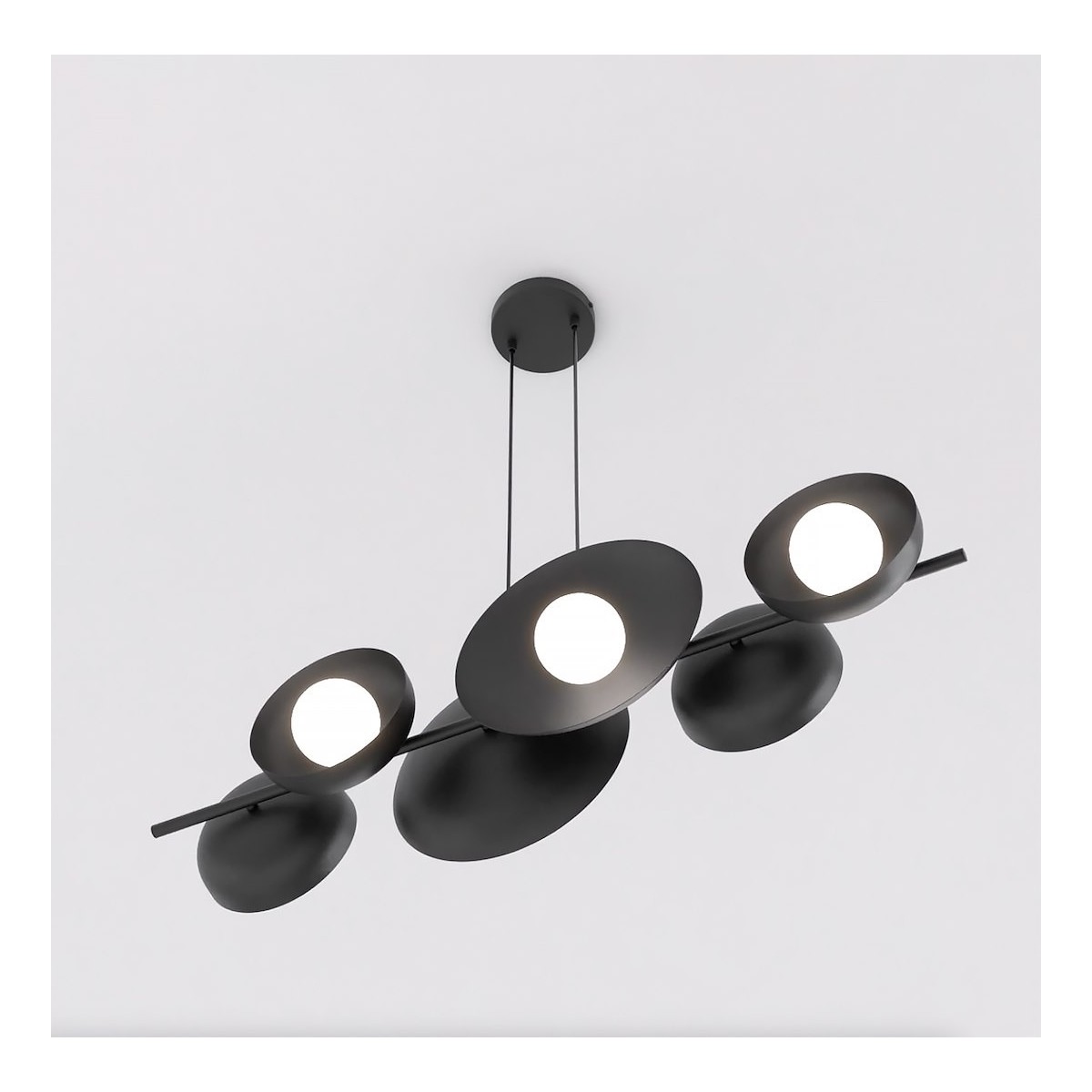 Emibig VOLUM 6 BLACK EM1482/6 kolor czarny z kategorii lampy wiszące