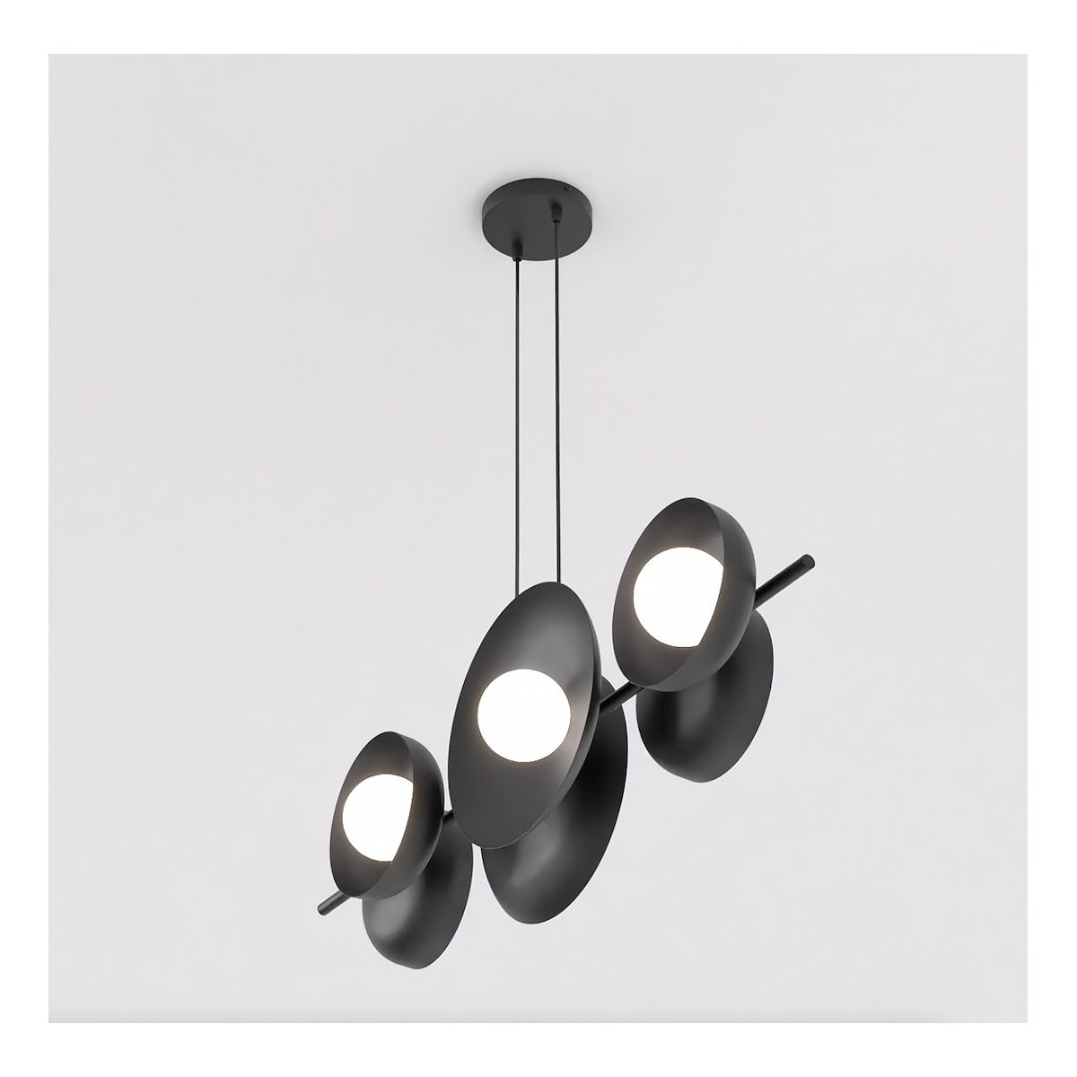 Emibig VOLUM 6 BLACK EM1482/6 kolor czarny z kategorii lampy wiszące