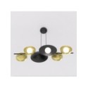 Emibig VOLUM 6 BL GOLD EM1483/6 kolor czarny z kategorii lampy wiszące