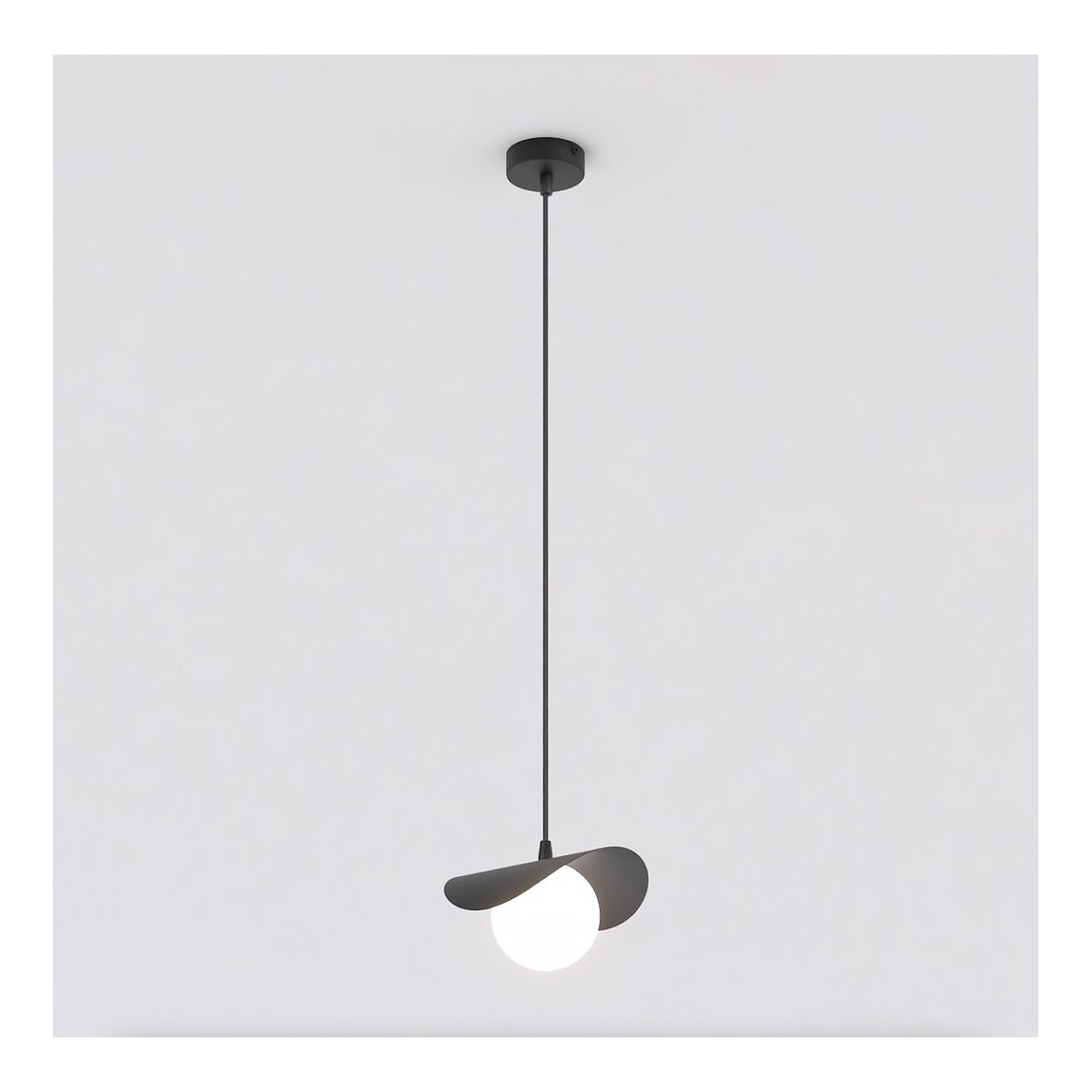 Emibig RITUAL 1 BLACK EM1490/1 kolor czarny z kategorii lampy wiszące