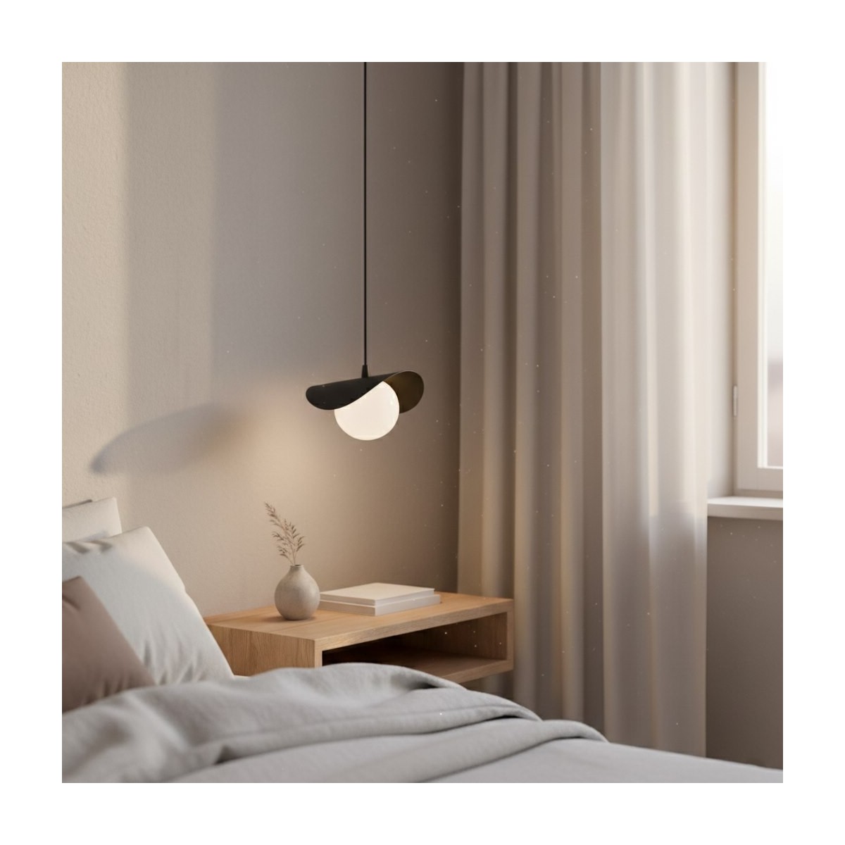 Emibig RITUAL 1 BLACK EM1490/1 kolor czarny z kategorii lampy wiszące