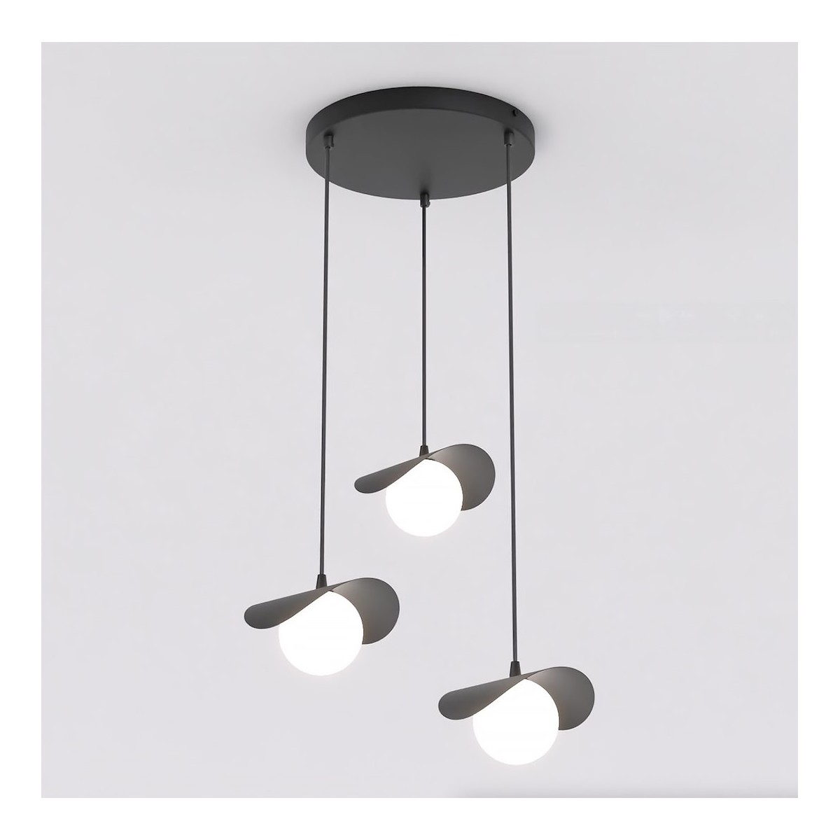 Emibig RITUAL 3 PREM BLACK EM1490/3PREM kolor czarny z kategorii lampy wiszące