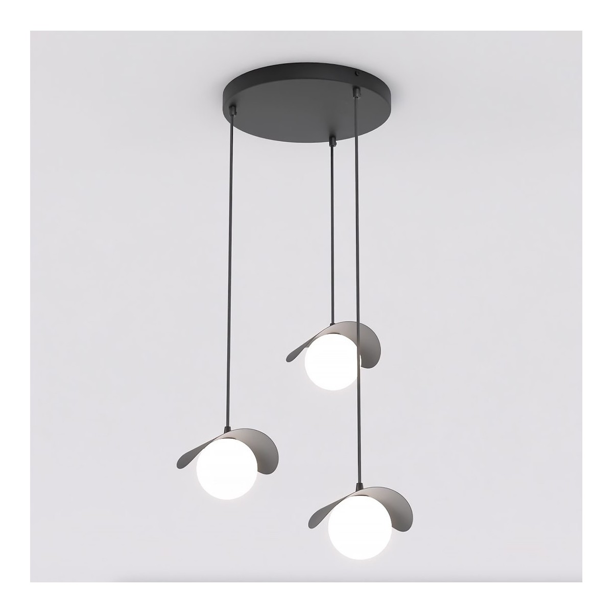 Emibig RITUAL 3 PREM BLACK EM1490/3PREM kolor czarny z kategorii lampy wiszące