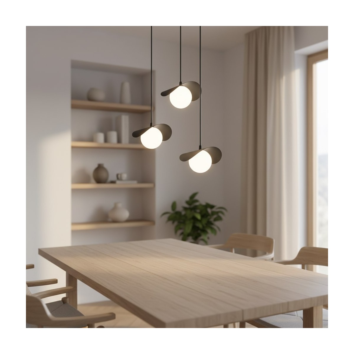 Emibig RITUAL 3 PREM BLACK EM1490/3PREM kolor czarny z kategorii lampy wiszące