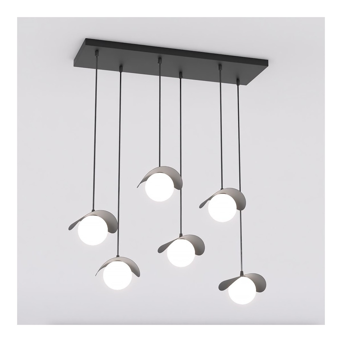 Emibig RITUAL 6 BLACK EM1490/6 kolor czarny z kategorii lampy wiszące