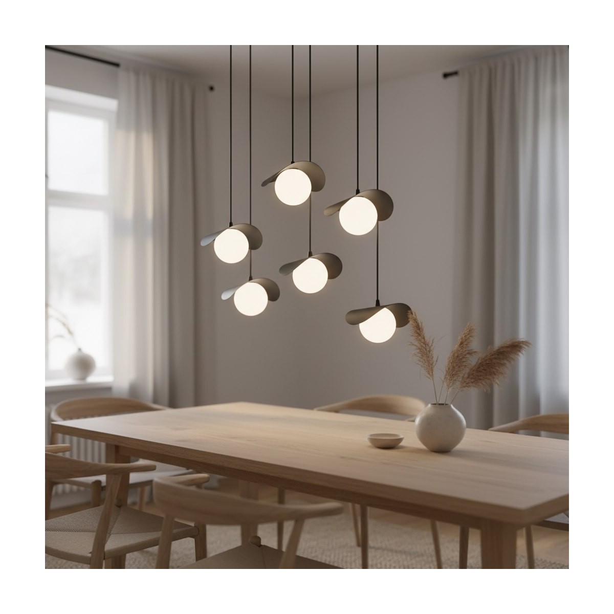 Emibig RITUAL 6 BLACK EM1490/6 kolor czarny z kategorii lampy wiszące