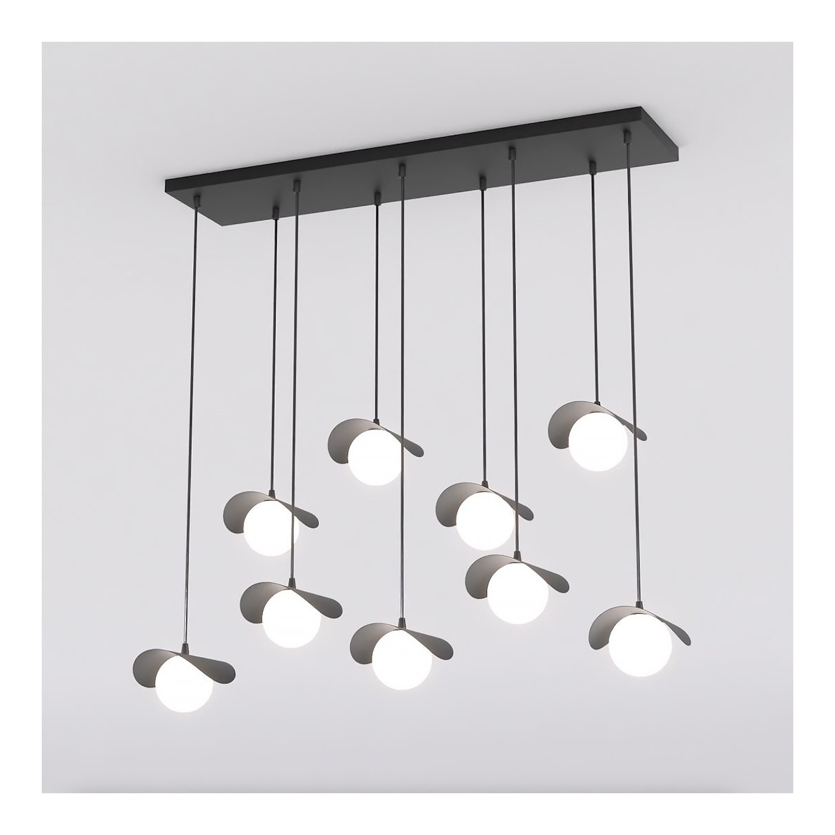 Emibig RITUAL 9 BLACK EM1490/9 kolor czarny z kategorii lampy wiszące