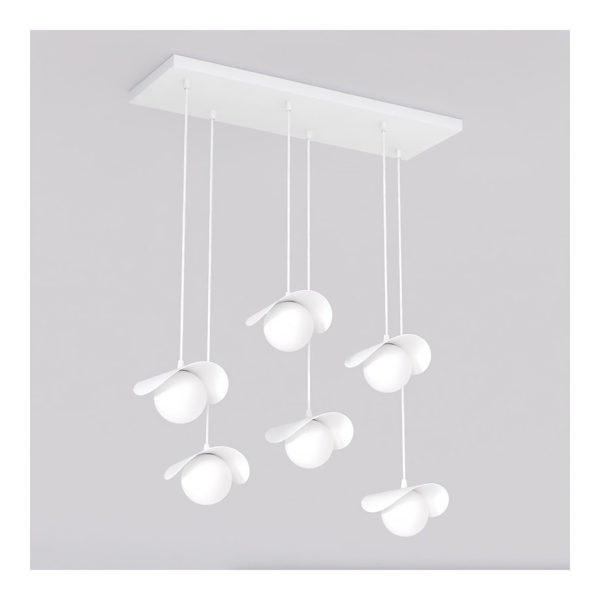 Emibig RITUAL 6 WHITE EM1584/6 kolor czarny z kategorii lampy wiszące