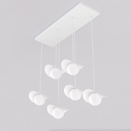 Emibig RITUAL 6 WHITE EM1584/6 kolor czarny z kategorii lampy wiszące