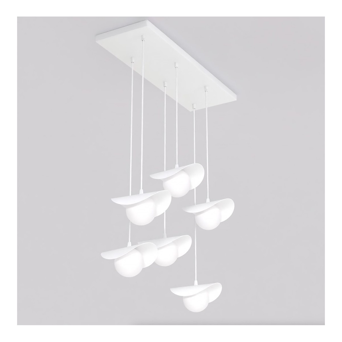 Emibig RITUAL 6 WHITE EM1584/6 kolor czarny z kategorii lampy wiszące