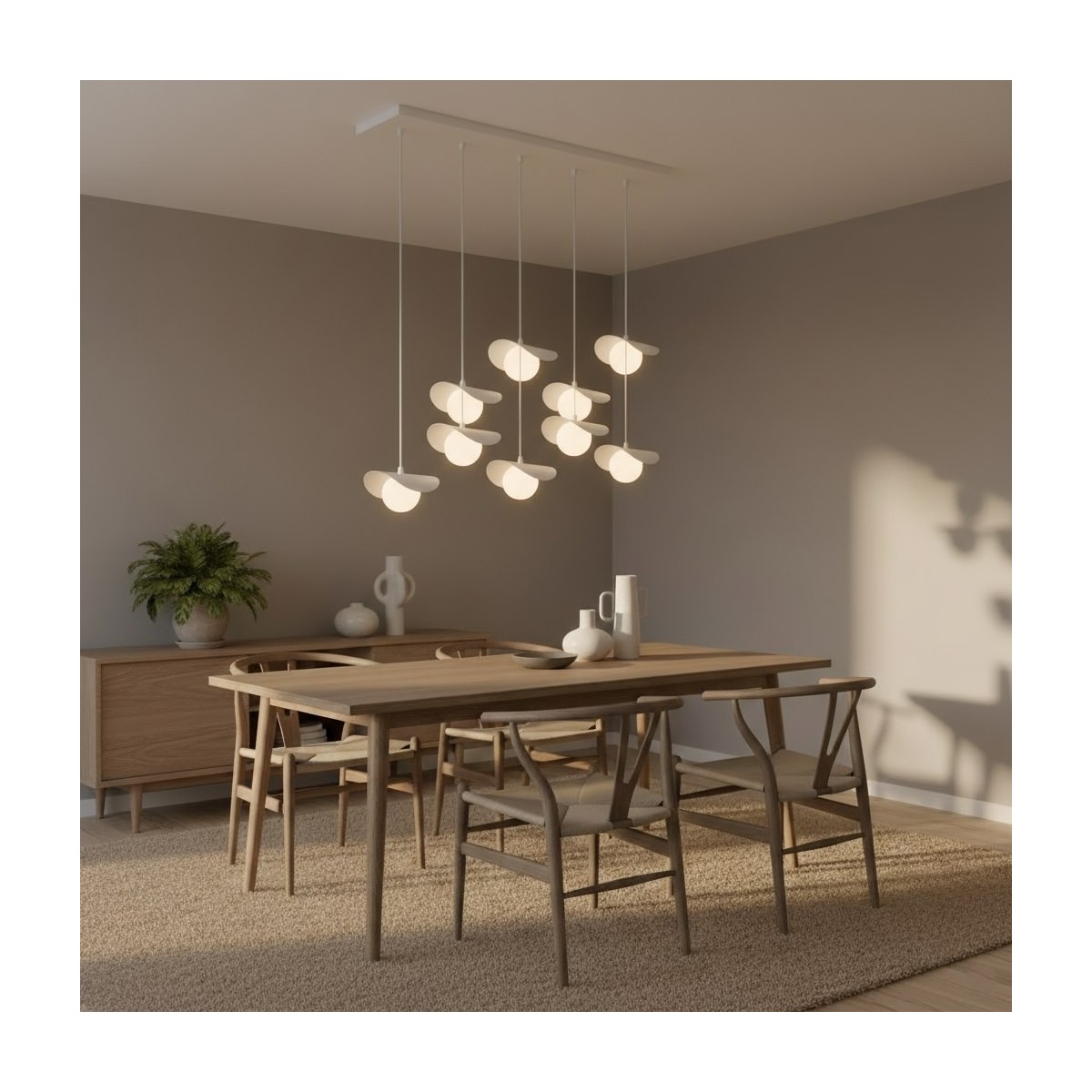 Emibig RITUAL 9 WHITE EM1584/9 kolor czarny z kategorii lampy wiszące