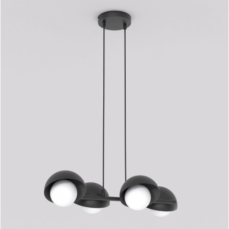 Emibig BOOM 4 BLACK EM1589/4 kolor czarny z kategorii lampy wiszące