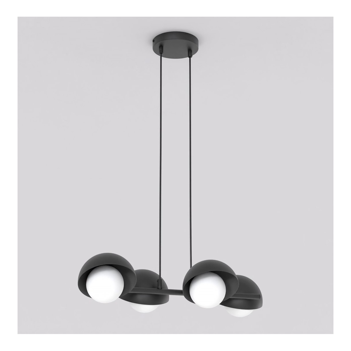 Emibig BOOM 4 BLACK EM1589/4 kolor czarny z kategorii lampy wiszące