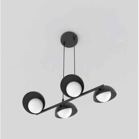 Emibig BOOM 4 BLACK EM1589/4 kolor czarny z kategorii lampy wiszące