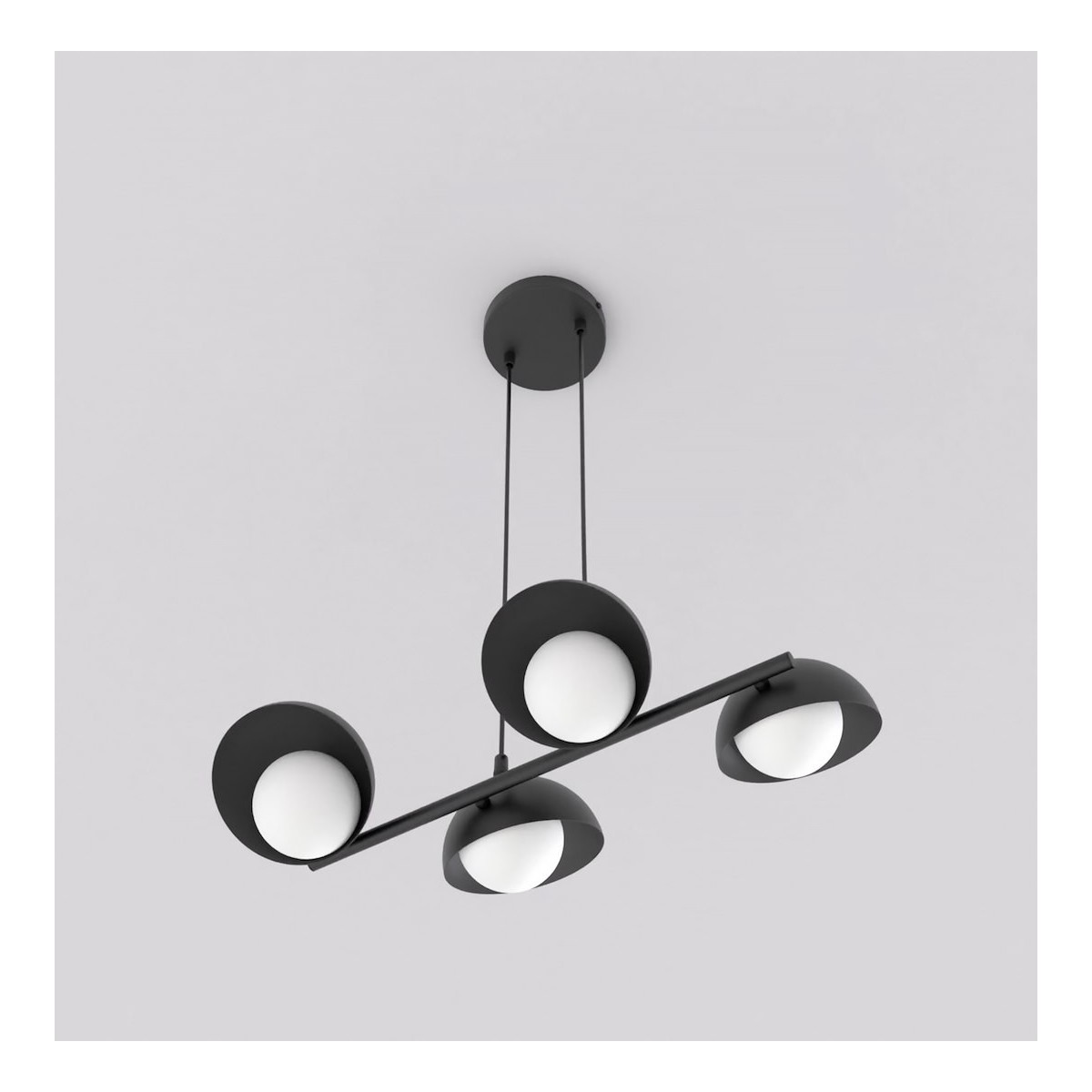 Emibig BOOM 4 BLACK EM1589/4 kolor czarny z kategorii lampy wiszące