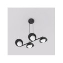 Emibig BOOM 4 BLACK EM1589/4 kolor czarny z kategorii lampy wiszące