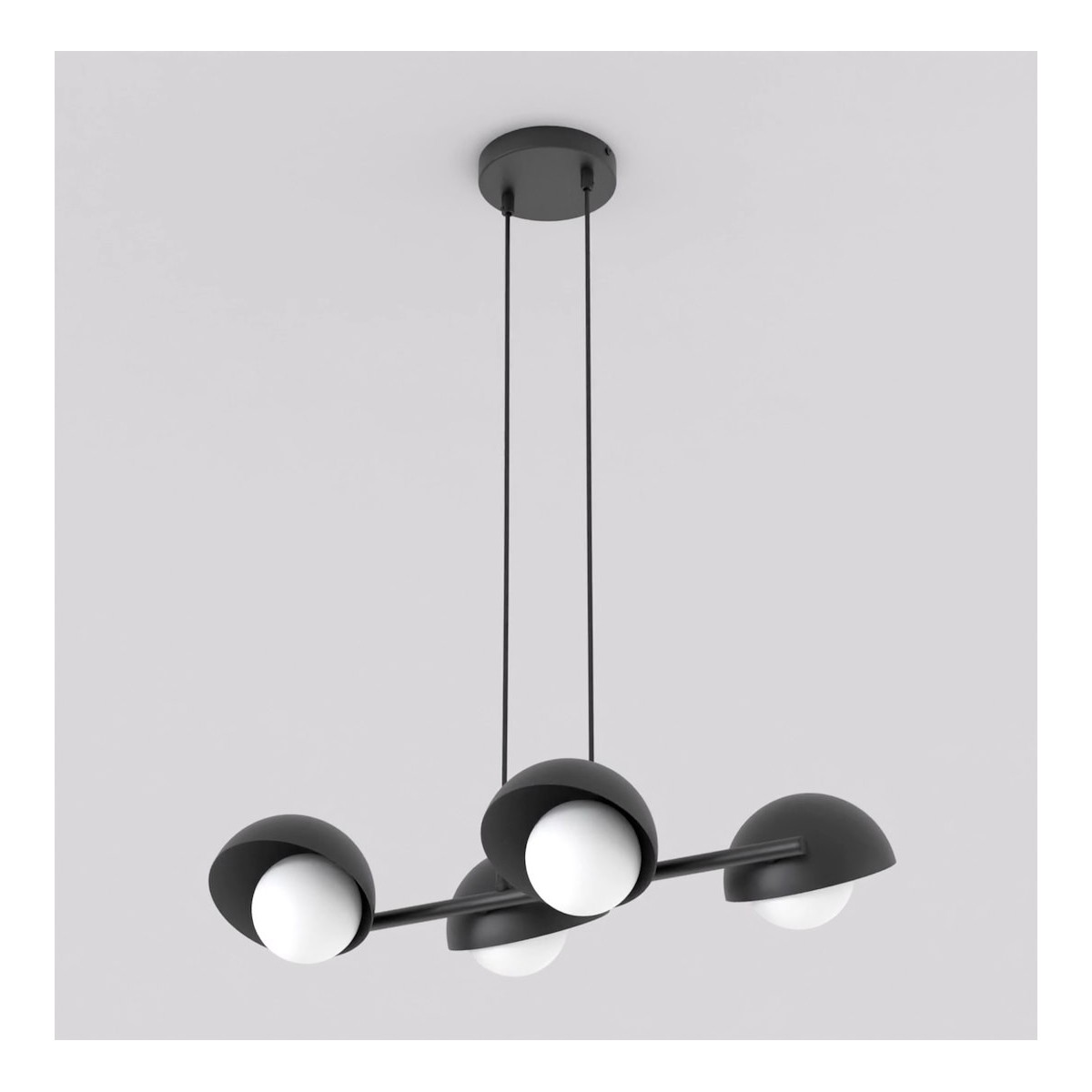 Emibig BOOM 4 BLACK EM1589/4 kolor czarny z kategorii lampy wiszące