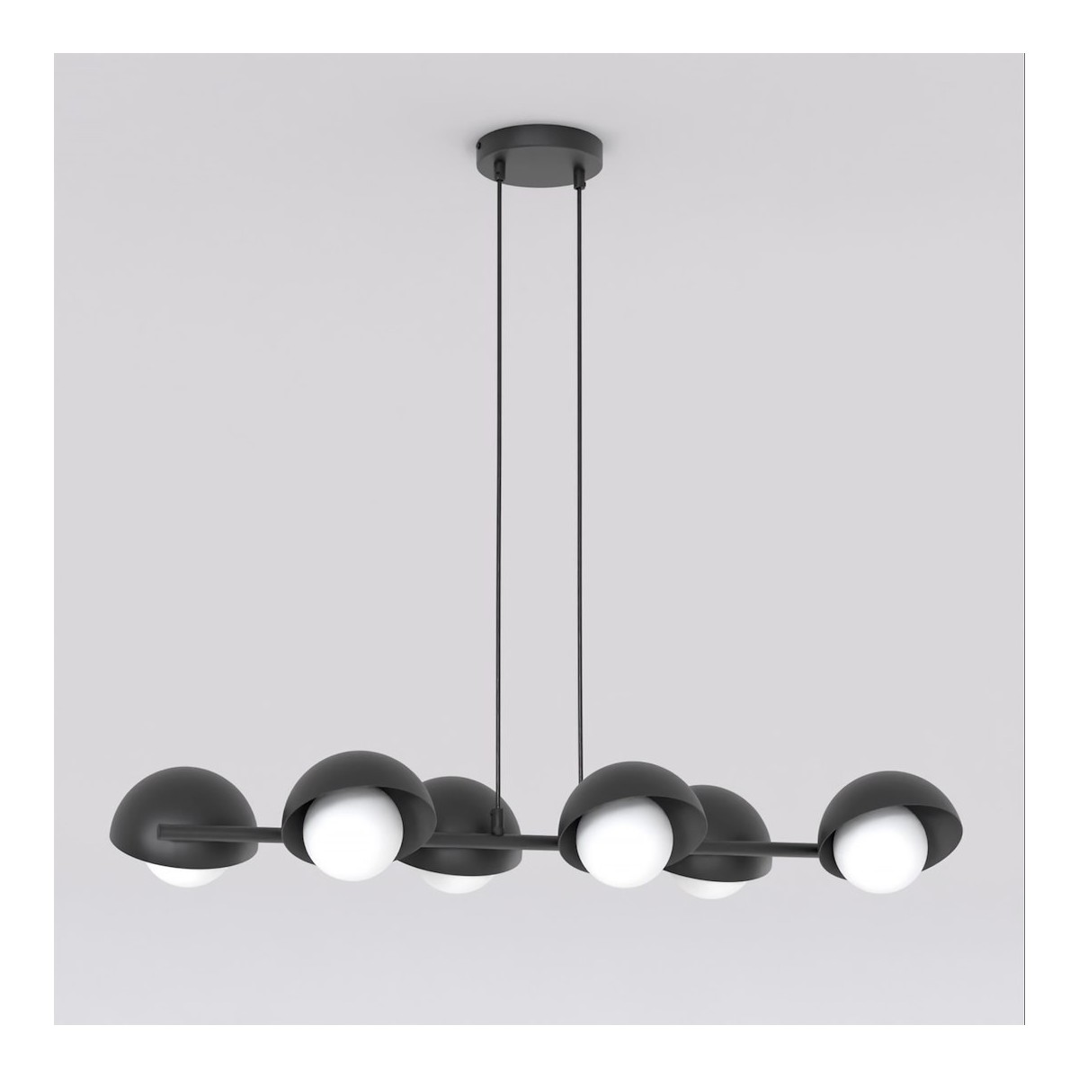 Emibig BOOM 6 BLACK EM1589/6 kolor czarny z kategorii lampy wiszące