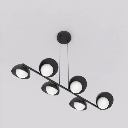 Emibig BOOM 6 BLACK EM1589/6 kolor czarny z kategorii lampy wiszące