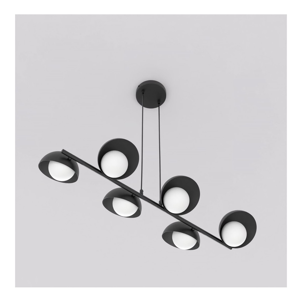 Emibig BOOM 6 BLACK EM1589/6 kolor czarny z kategorii lampy wiszące