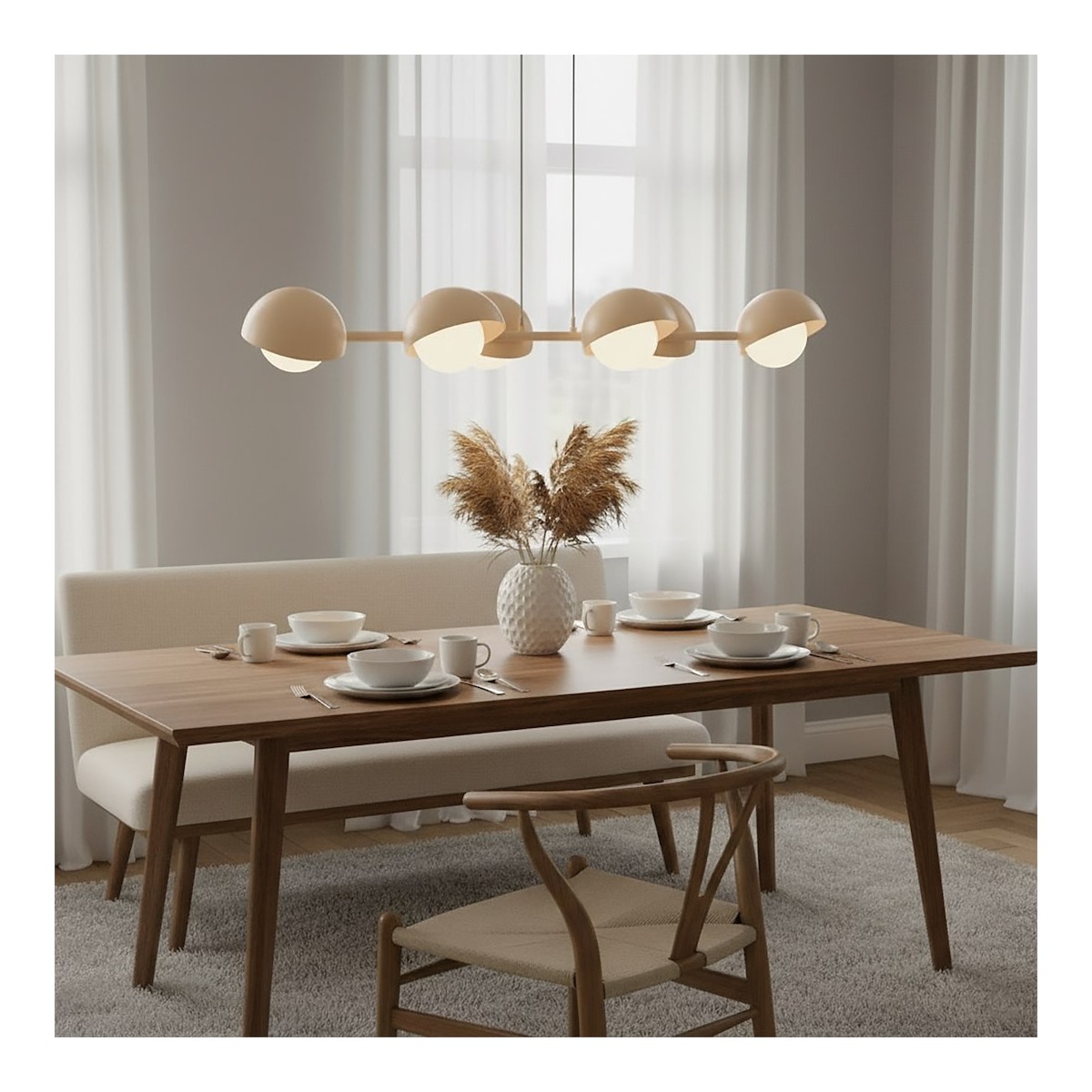 Emibig BOOM 6 MOKKA EM1590/6 kolor mocha z kategorii lampy wiszące