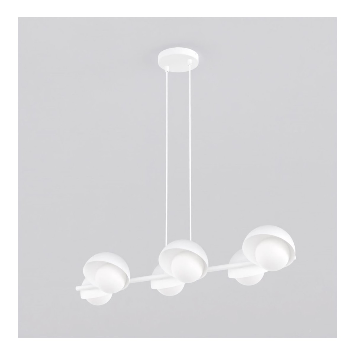 Emibig BOOM 6 WHITE EM1592/6 kolor biały z kategorii lampy wiszące