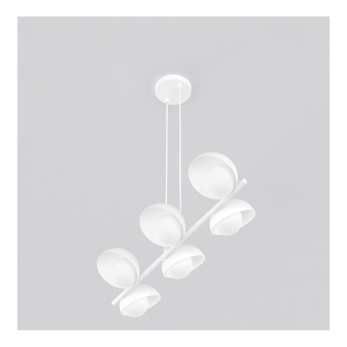 Emibig BOOM 6 WHITE EM1592/6 kolor biały z kategorii lampy wiszące